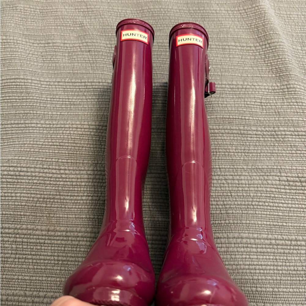 Hunter Women's Winter Rain Boots - purple